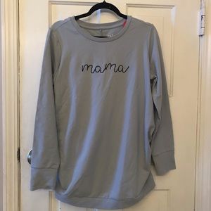 Embroidered Mama Sweatshirt
